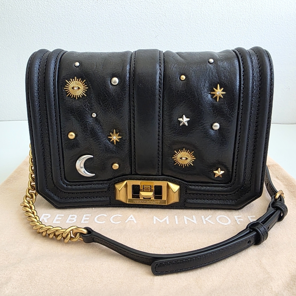 Rebecca Minkoff Mystical Studded Small Love Crossbody